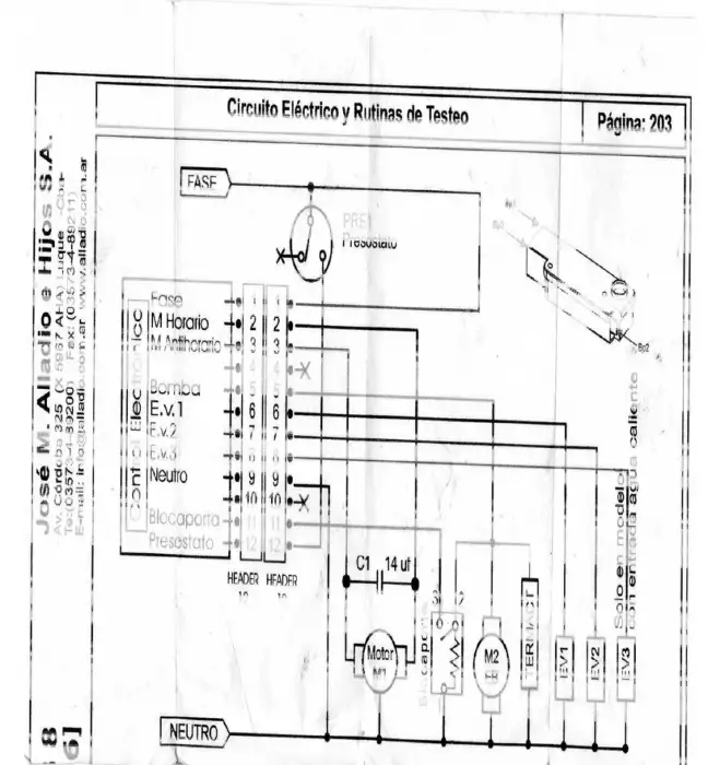 Errores comunes por diagrama Drean incorrecto. 11 Diagrama original Alladio